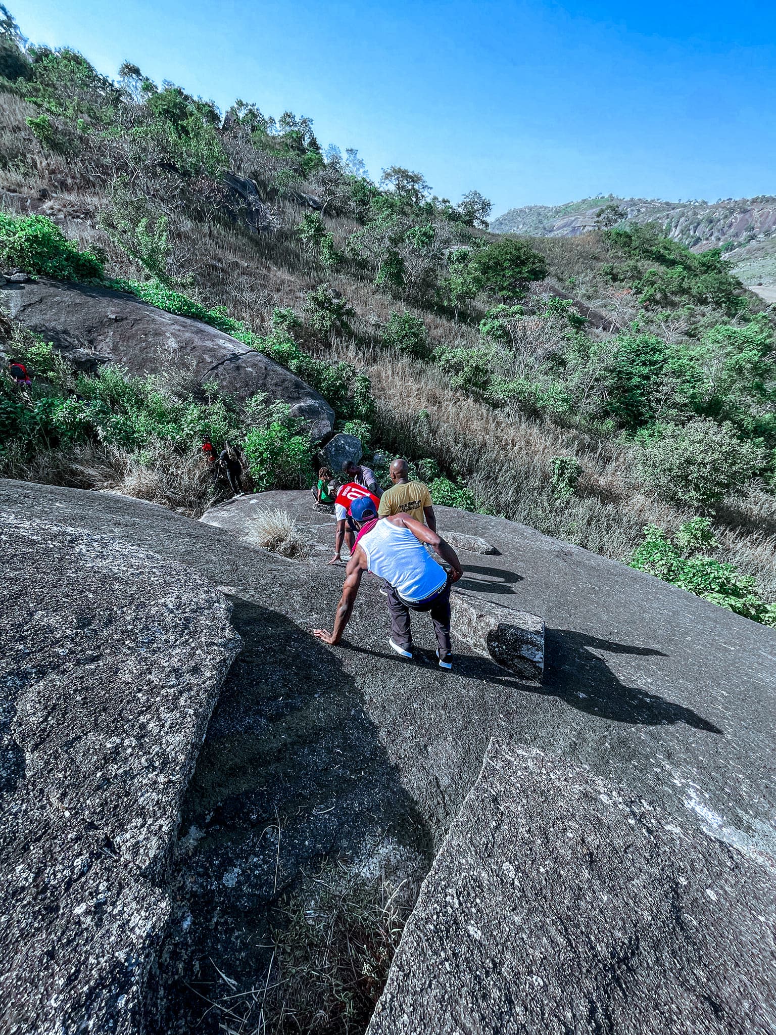 Hashers on an Abuja trail